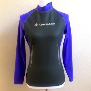 Aqua Sphere rash Guard/ Wetsuit Top